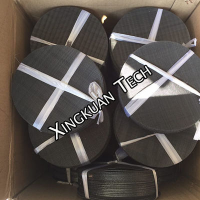 176.3MM DIA Lưới dây đen 10mesh 20mesh 30mesh 40mesh Filter Disc
