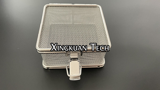Hộp khử trùng chính xác bằng thép không gỉ Lưu trữ dụng cụ nha khoa