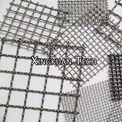 SS304 Crimped Wire Mesh Diameter 0.6mm Với 2mm 3mm 3.5mm mở