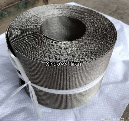 Đai lọc liên tục bằng thép không gỉ Đảo ngược màn hình lưới dệt của Hà Lan cho bộ thay đổi màn hình tự động