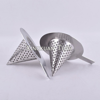Bộ lọc hình nón bằng thép không gỉ tạm thời được dệt để lọc đường ống