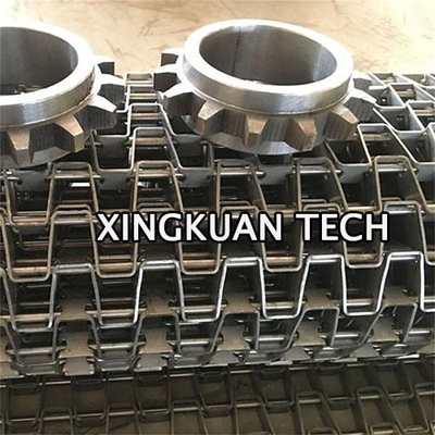 Dây đai băng tải phẳng Lưới thép không gỉ Thép không gỉ cho máy băng tải