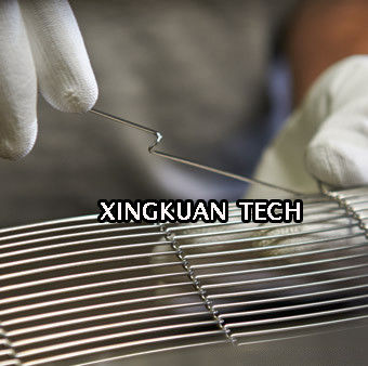 Liên kết dây đai băng tải Dây lưới trên máy băng tải để vận chuyển với lưu thông không khí tốt