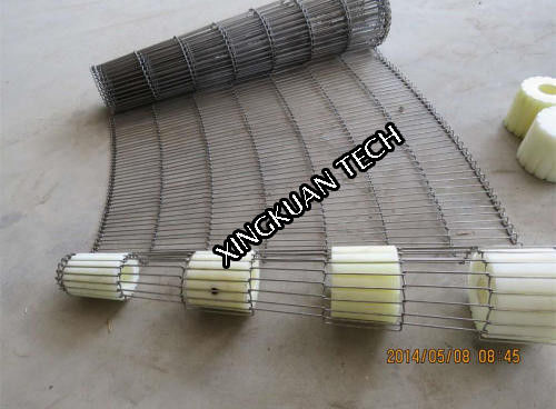 Dây đai băng tải phẳng Flex Belt Lưới 90 độ Góc 180 độ Thang cong