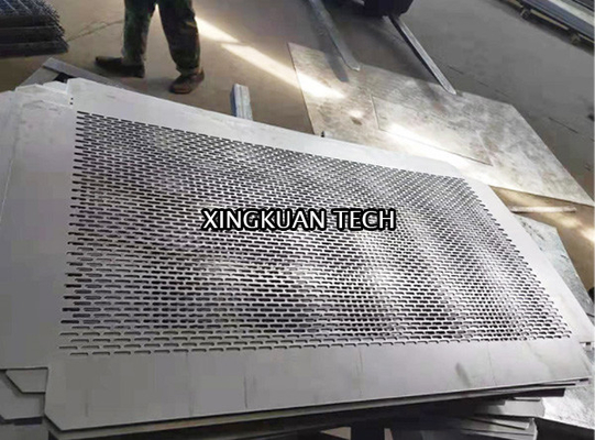 Tấm lưới đục lỗ có rãnh có rãnh cho ngành công nghiệp rượu và thực phẩm