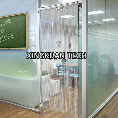 Màn hình rèm bay liên kết chuỗi nhôm trang trí 90 × 210cm