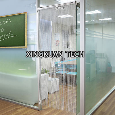 Màn hình rèm bay liên kết chuỗi nhôm trang trí 90 × 210cm
